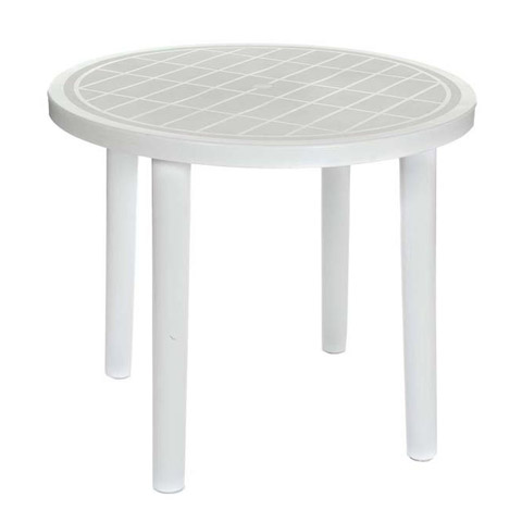 Bistro Table White Tissa (860mm Round, Height: 740mm, Weight: 4.5Kg) Bistro Table White Tissa (860mm Round, Height: 740mm, Weight: 4.5Kg)